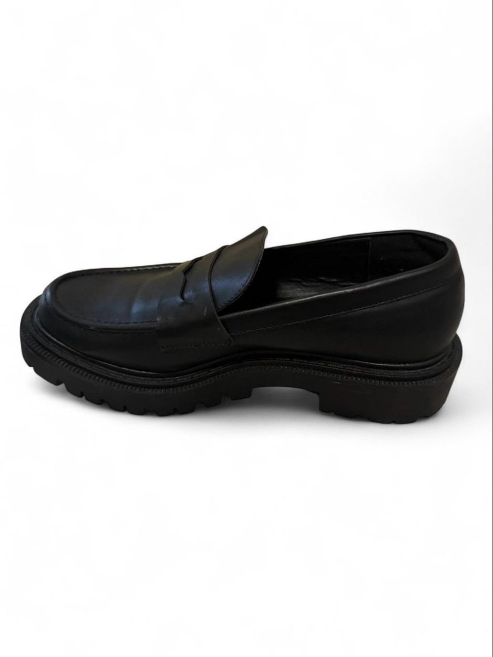 American Eagle Outfitters Black Slip-On Penny Loafers - Picture 2 of 5